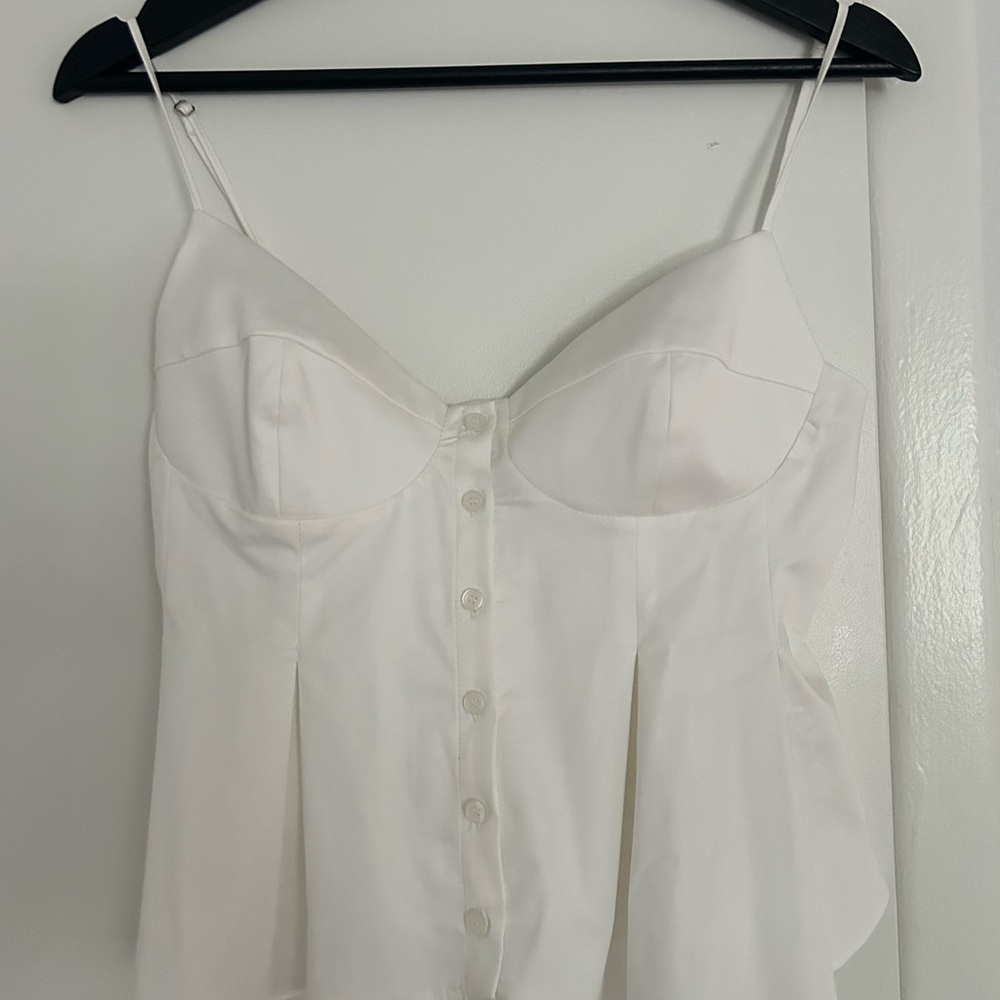 Elegant White Zara Women's Top 2025